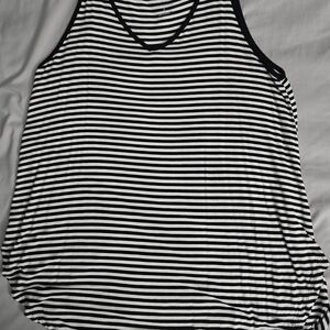 Tank Top Torrid Black and White Striped Women's Top